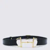 Gucci Black Leather Belt In Black