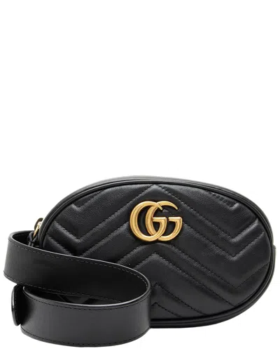 Gucci Black Leather Belt Bag
