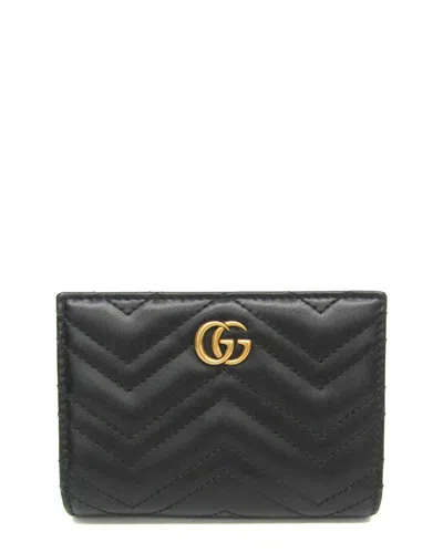 Gucci Black Leather Bi-fold Wallet (authentic Pre-loved)