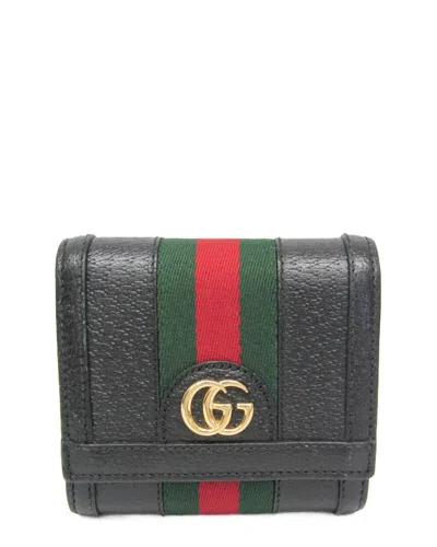 Gucci Black Leather Bi-fold Wallet (authentic Pre-loved)