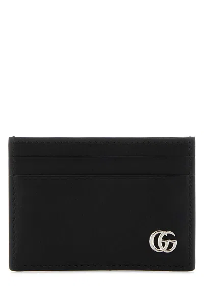 Gucci Black Leather Card Holder