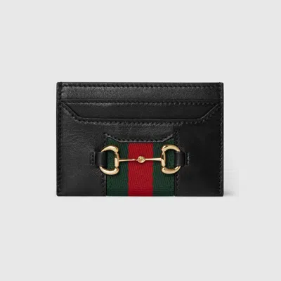 Gucci Black Leather Card Holder