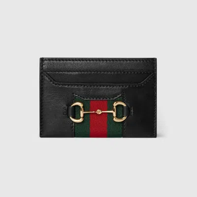 Gucci Black Leather Card Holder