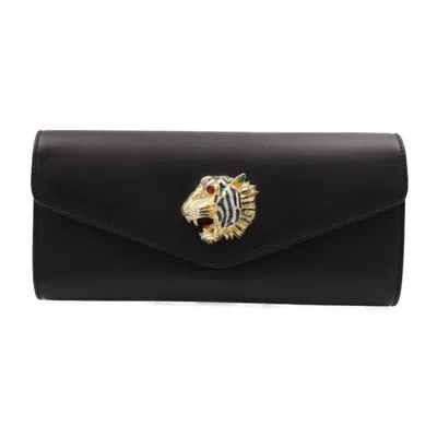 Pre-owned Gucci Black Leather Clutch Bag ()