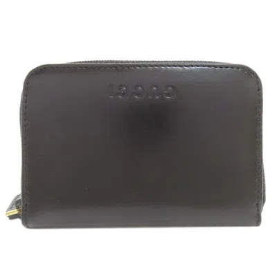 Pre-owned Gucci Black Leather Coin Purse/coin Case ()