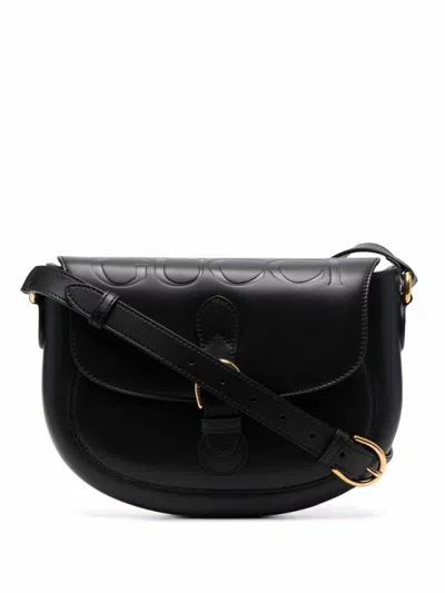 Gucci Black Leather Crossbody Bag