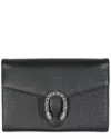 Gucci Black Leather Dionysus Chain Wallet (authentic Pre-loved) In Black