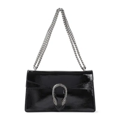 Gucci Black Leather Dionysus Shoulder Bag