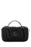 Gucci Milano Leather Handbag Top Handle In Black