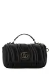 Gucci Milano Leather Handbag Top Handle In Black