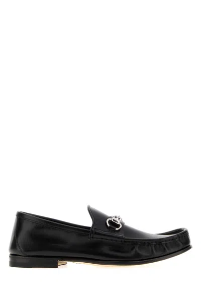 Gucci Lugano Leather Loafers In Transparent