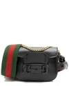 Gucci Black Leather Horsebit 1955 Super Mini Shoulder Bag (authentic Pre-loved)