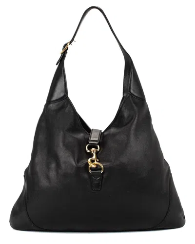 Gucci Black Leather Jackie Hobo Bag (authentic Pre-loved)