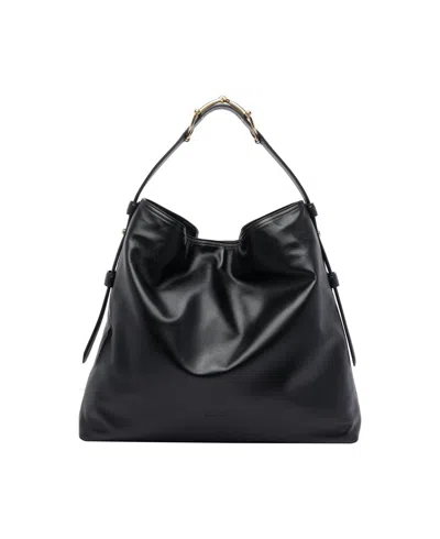 Gucci Black  Leather Large  Beatrix Shopping Ba