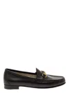 Gucci Horsebit 1953 Leather Loafers With Gold-tone Hardware In Black