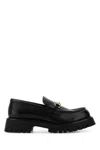 Gucci Black Leather Loafers