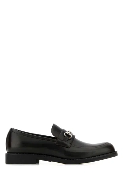 Gucci Leather Loafers In Multi