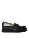Gucci Idle Leather Bit Platform Loafers In Black