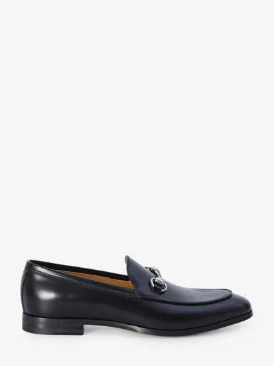 Gucci Black Leather Loafers