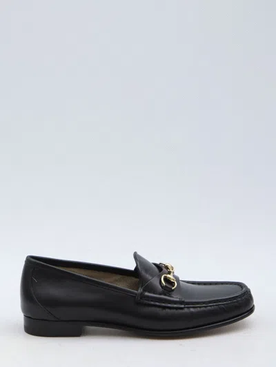 Gucci Black Leather Loafers