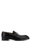 Gucci Black Leather Loafers