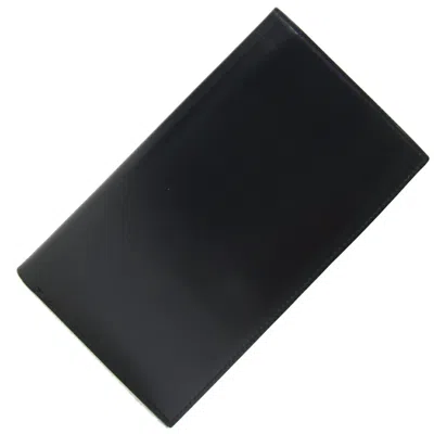 Pre-owned Gucci Black Leather Long Bill Wallet (bi-fold) ()