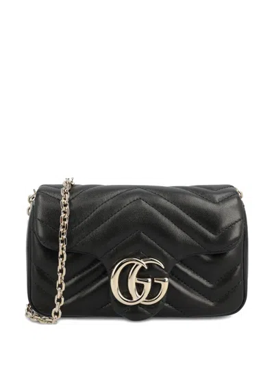 Gucci Black Leather Mini Purse