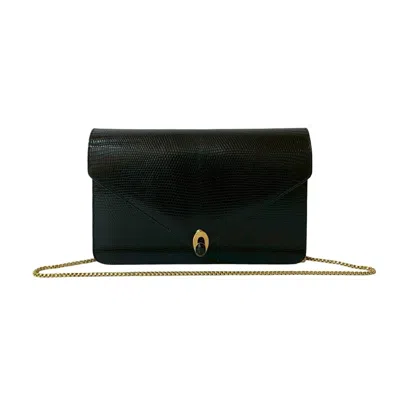 Pre-owned Gucci Black Leather Pochette Shoulder Bag ()