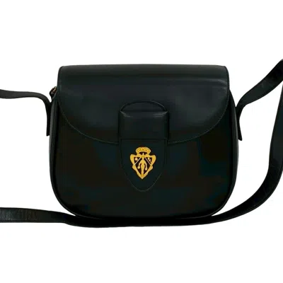 Pre-owned Gucci Black Leather Pochette Shoulder Bag ()