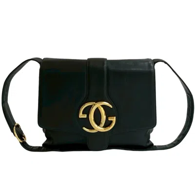 Pre-owned Gucci Black Leather Pochette Shoulder Bag ()