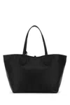 Gucci Black Leather Reversible Shopping Bag In Black