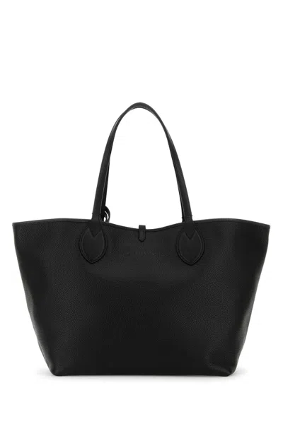 Gucci Reversible Leather Shopping Handbag With Platinum Finish And 25 Cm Handle In Red