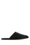 Gucci Men Black Mule With Horsebit On The Front In Smooth Leather Man In Black