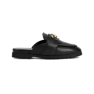Gucci Black Leather Sandals For Men