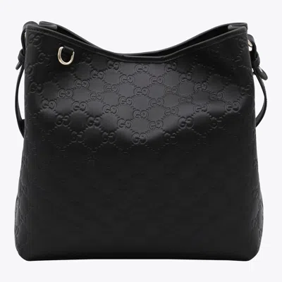 Gucci Black Leather Satchels