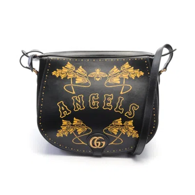 Pre-owned Gucci Black Leather Shoulder Bag ()
