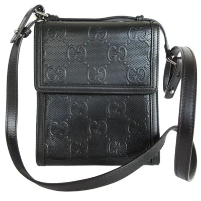 Pre-owned Gucci Black Leather Shoulder Bag ()