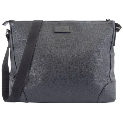 Pre-owned Gucci Black Leather Shoulder Bag ()