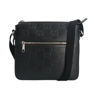 Pre-owned Gucci Black Leather Shoulder Bag ()