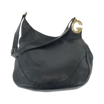 Pre-owned Gucci Black Leather Shoulder Bag Tote Bag ()