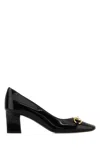 Gucci Signora Pumps Block Heel Gold Tone Hardware In Multi