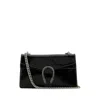 Gucci Black Leather Small Dionysus Shoulder Bag In Black