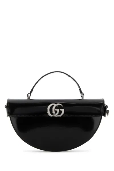 GUCCI BLACK LEATHER SMALL HANDBAG
