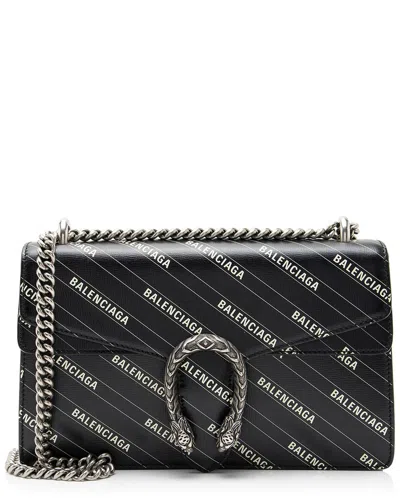 Pre-owned Gucci Black Leather The Hacker Project Dionysus Small Shoulder Bag (authentic  Pre-loved)