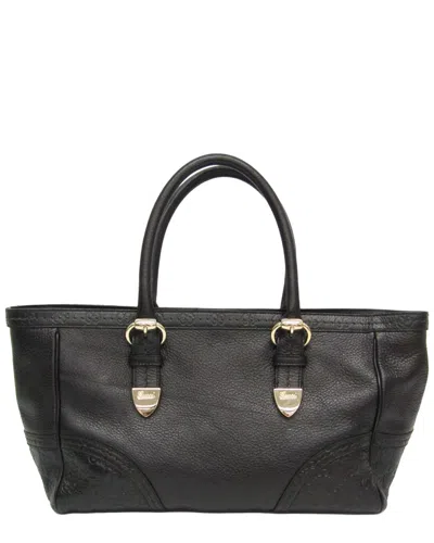 Gucci Black Leather Tote (authentic Pre-loved)