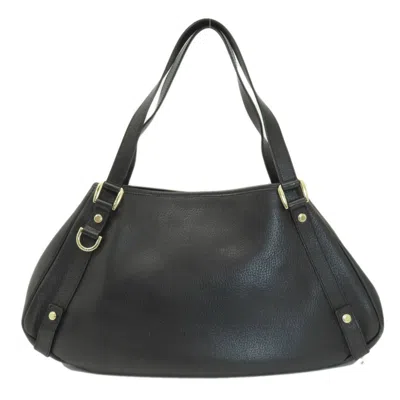 Pre-owned Gucci Black Leather Tote Bag ()