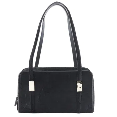 Pre-owned Gucci Black Leather Tote Bag ()