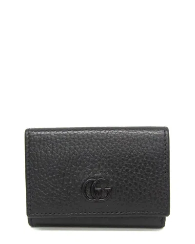 Gucci Black Leather Tri-fold Wallet (authentic Pre-loved)