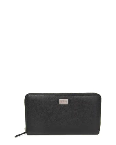 Pre-owned Gucci Black Leather Wallet (authentic Pre-loved)