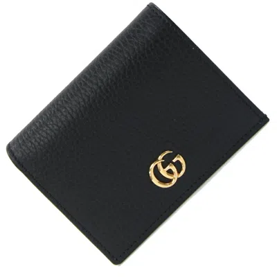Pre-owned Gucci Black Leather Wallet (bi-fold) ()